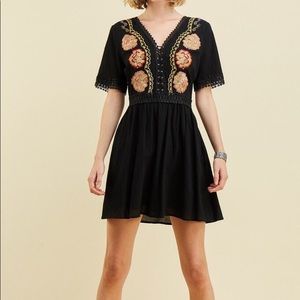 Entro Embroidered Dress